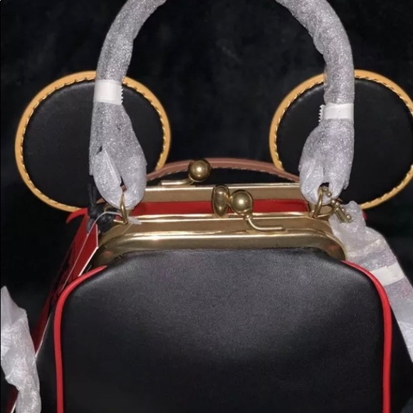 NWT 2 piece Coach Disney Keith Haring kisslock set - Picture 12 of 14